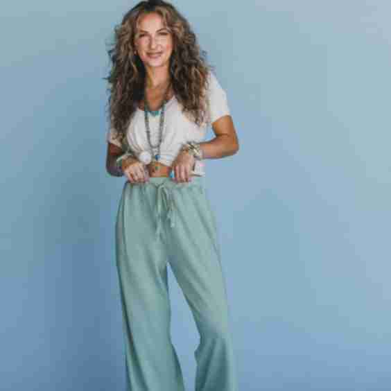 So Comfy Wide Leg Pant Cropped Length