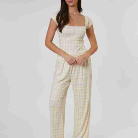 Square Neck Jersey Set