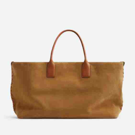 Large Cabat Suede Tote Bag