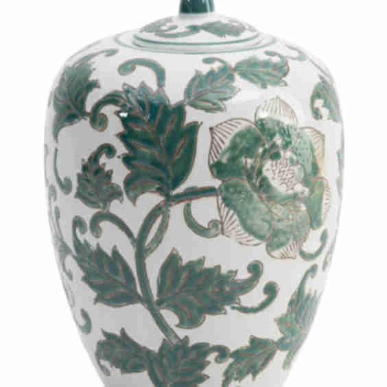 Chinoiserie Jar with Lid