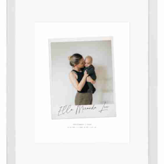 Instant Moments Newborn Photo Frame