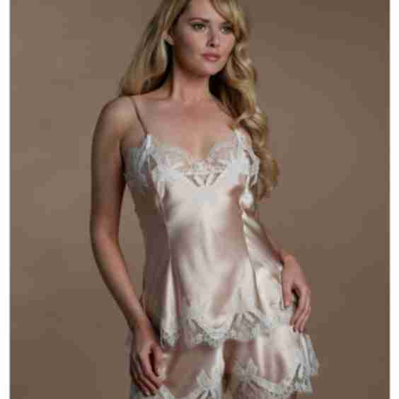 Bow Lace Silk Set