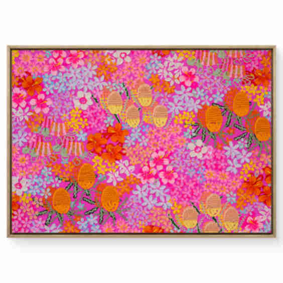 "Wizz Fizz" (Framed Canvas Print)