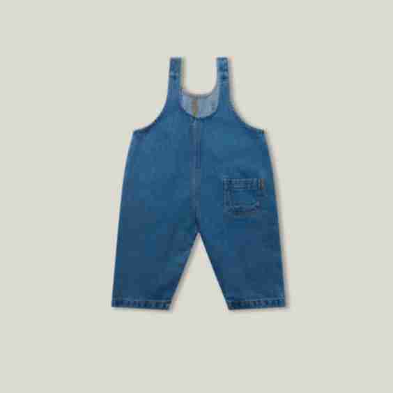 The Oversized Denim Dungaree Kids