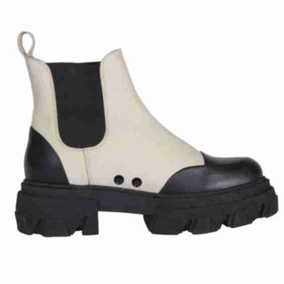 Chelsea Two-Tone Leather Boots
