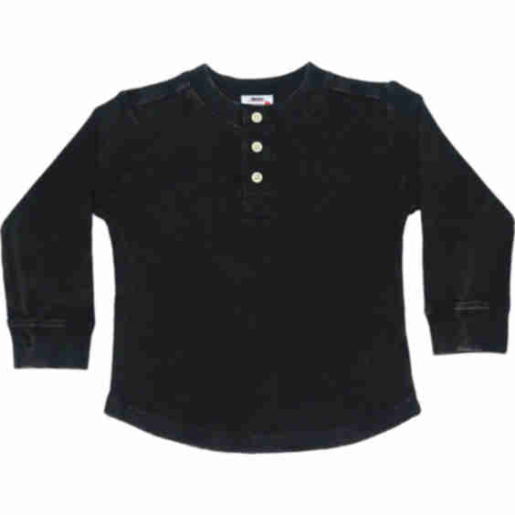 Long Sleeve Thermal Henley Shirt