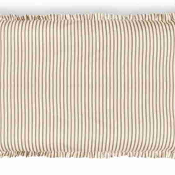 Handmade Ticking Bed Cushions