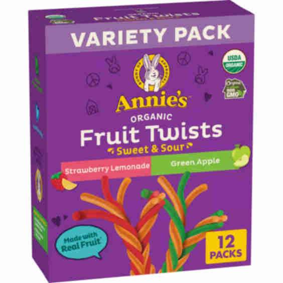 Organic Sweet Sour Twists Fruit Snacks