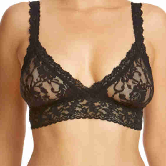 Signature Lace Padded Crossover Bralette