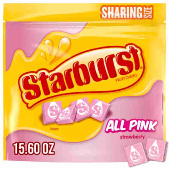 All Pink Candy Fruit Flavored Chewy Candies