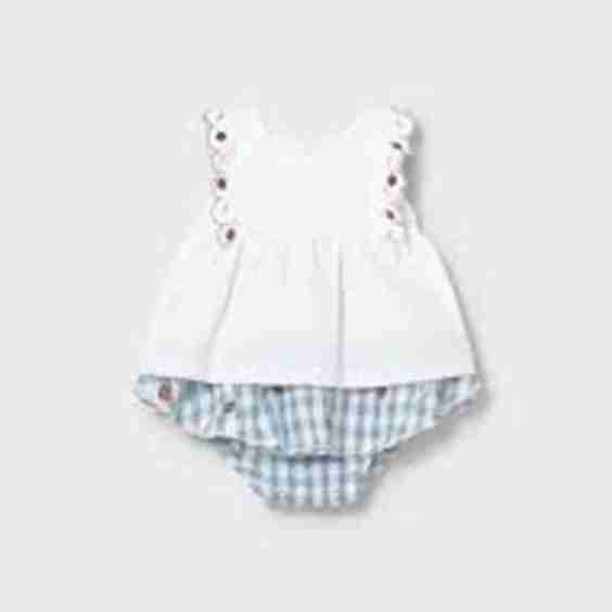 Baby Gingham Skirt And T-Shirt Set