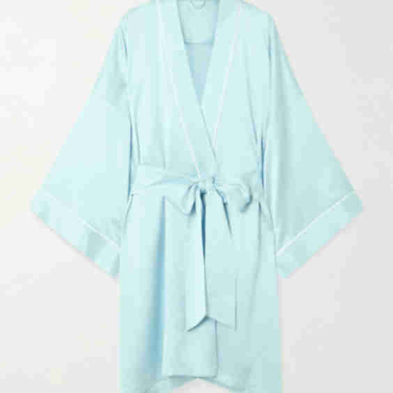 Mimi Silk-Satin Robe