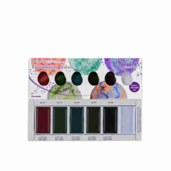 Gansai Tambi Granulating Colors 2, 5-Color Set