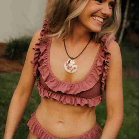 Frill Bikini Top