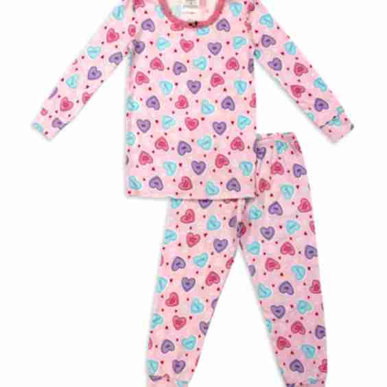 Candy Hearts Pajama Set