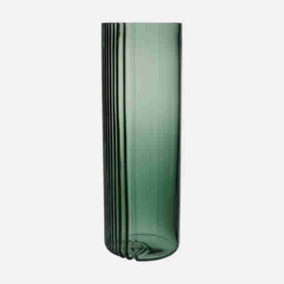 Long Pulse Glass Vase