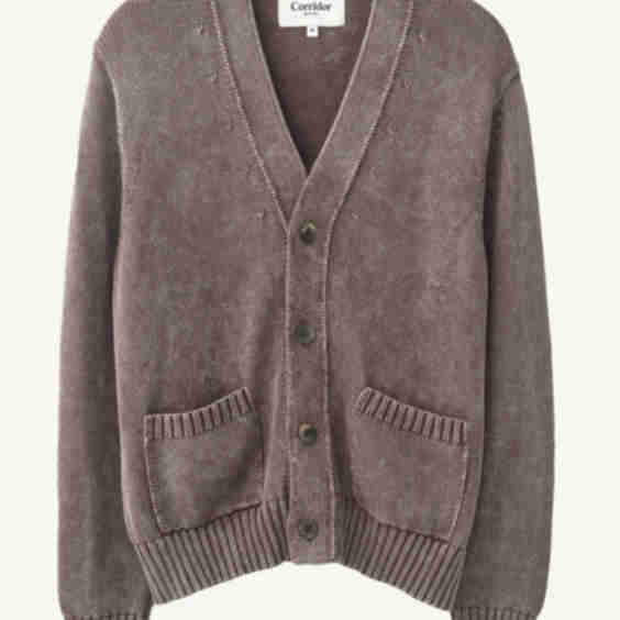 Acid Wash Cardigan