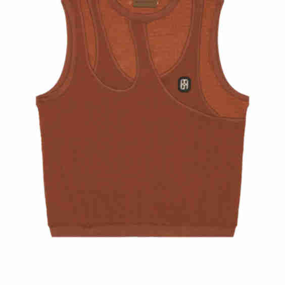 Fluid Layered Knit Tank Top