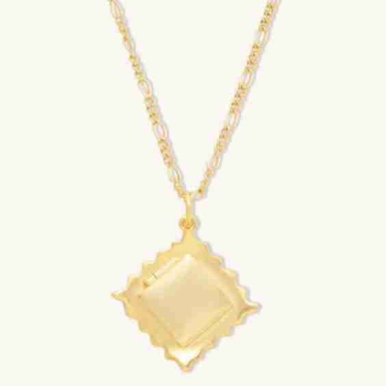 Ravioli Gold Necklace