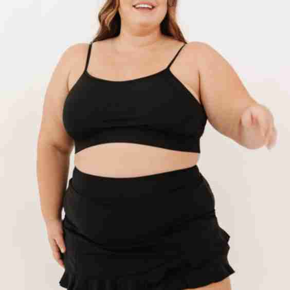 Ruffle Skirt with Bottoms