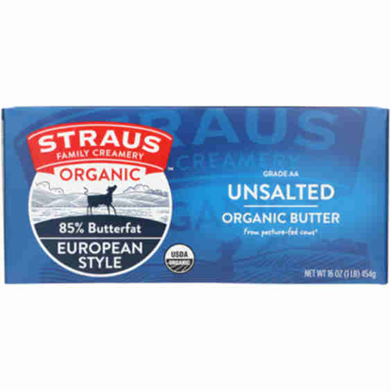 Organic Unsalted Sweet European Style Butter