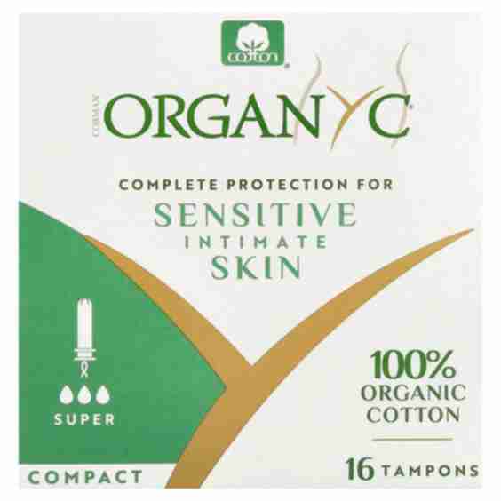Compact Applicator Tampons, Super, 16 Tampons