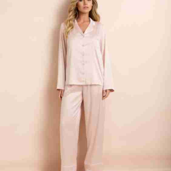 Classic Satin Long PJ Set