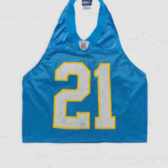 Rework Los Angeles Chargers Football Halter Top