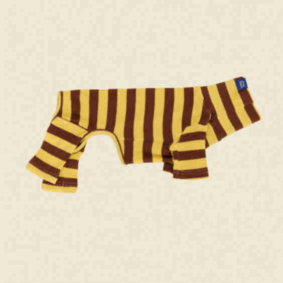 Dijon Stretch Cotton Dog Onesie