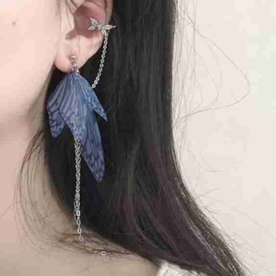 Fairy Wing Butterfly Ear Cuffs