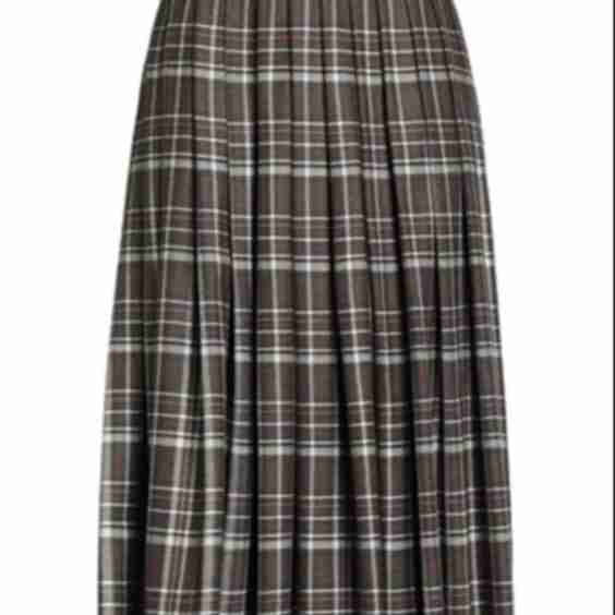 A-Line Midi Skirt
