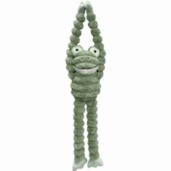 Farm Friends LL Frog Squeaky Plush Dog Toy
