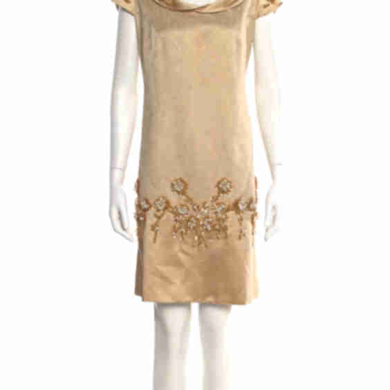 Cowl Neck Mini Dress (Pre-Owned)