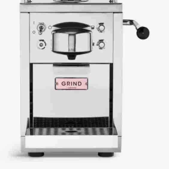 Logo-Print Metal Coffee Machine