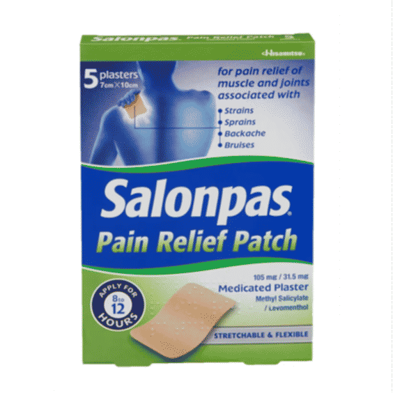 Pain Relief Patch Medicated Plaster - 5 Plasters