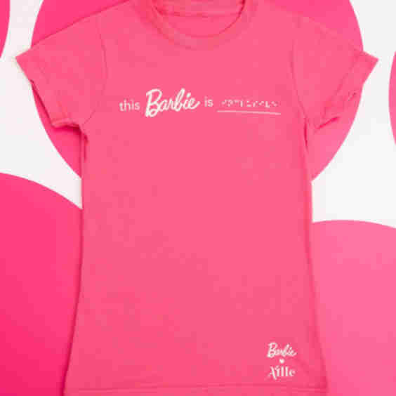 Barbie x Aille Design This Barbie is Inclusive T-Shirt