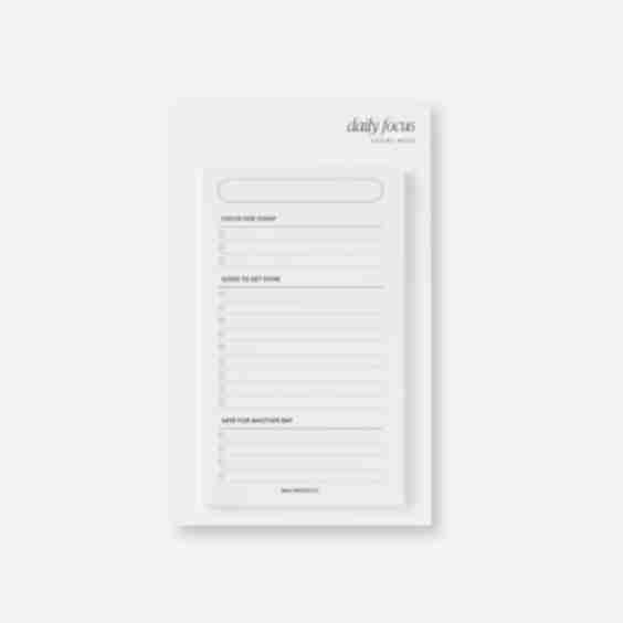 Daily Focus Sticky Note
