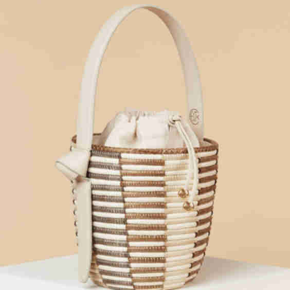 Sand Dune Lunchpail Basket Bag