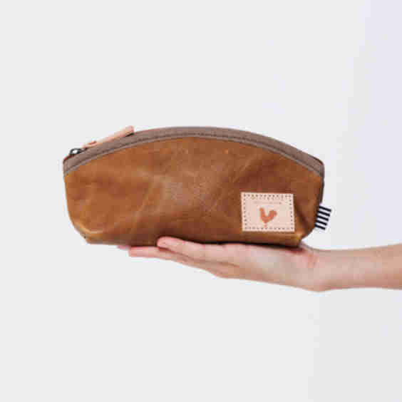 Leather Cosmetic Bag