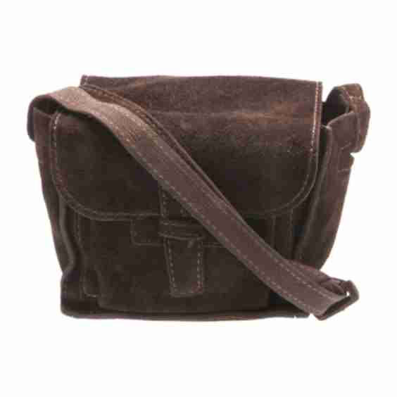 Suede Messenger Bag