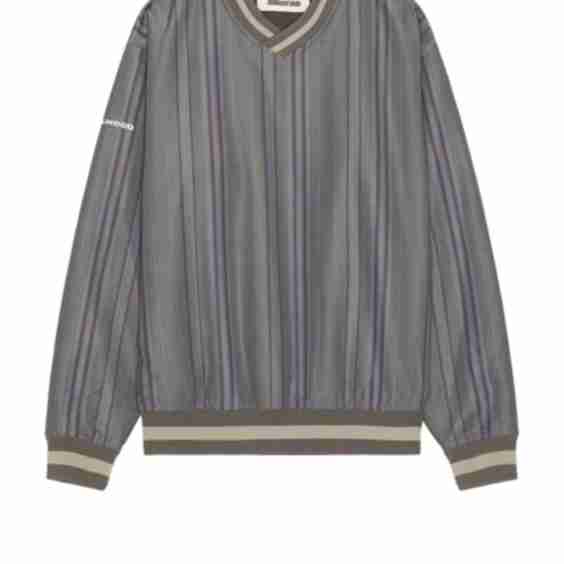 Lined V Neck Pullover