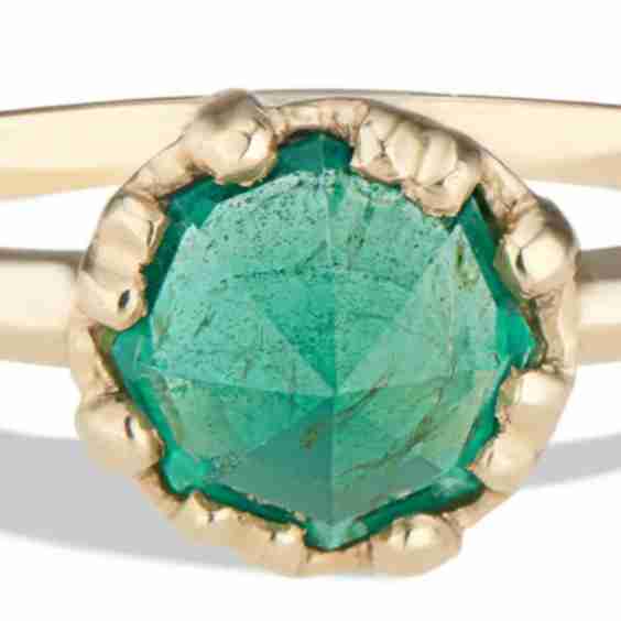 Sol Emerald Octagonal Ring