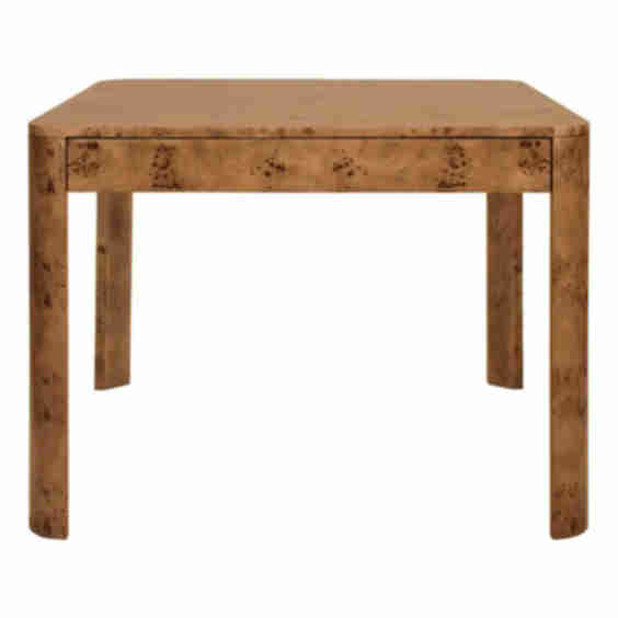 Jett 40" Square Dark Burlwood Game Table (Pre-Owned)