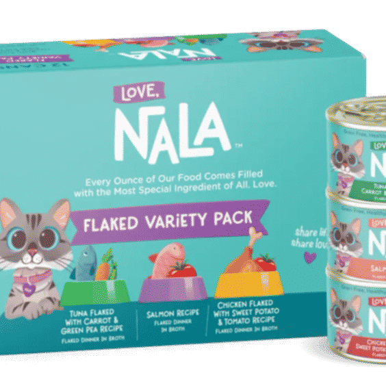 Flaked Variety Pack Adult Grain Free Cat Food, 2.8-oz