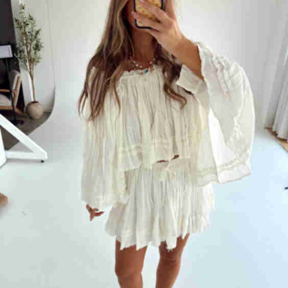 Emmy Lou off the Shoulder Top