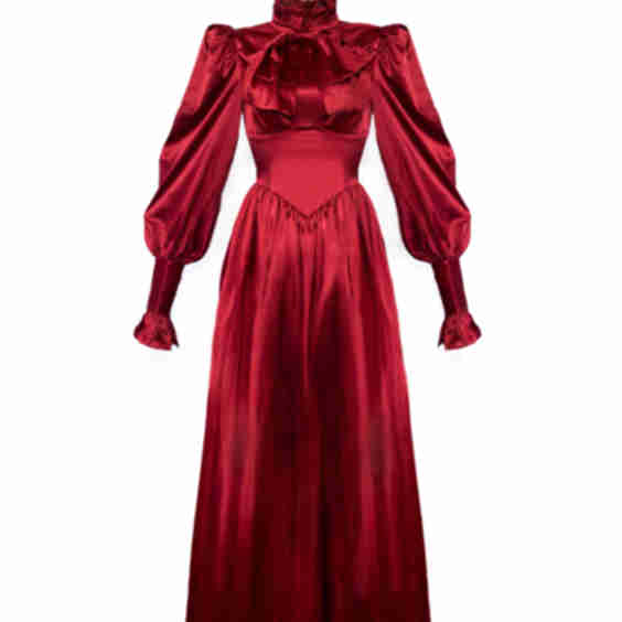 The Emma Soft Shiny Satin Dress
