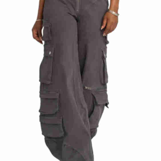 Low-Rise Twill Cargo Pant
