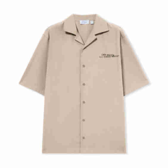 Type Arrow Poplin Bowling Shirt