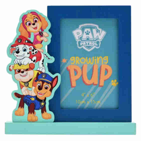 Paw Patrol Character Wooden Photo Frame