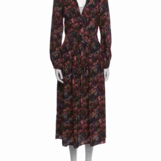 Silk Long Dress